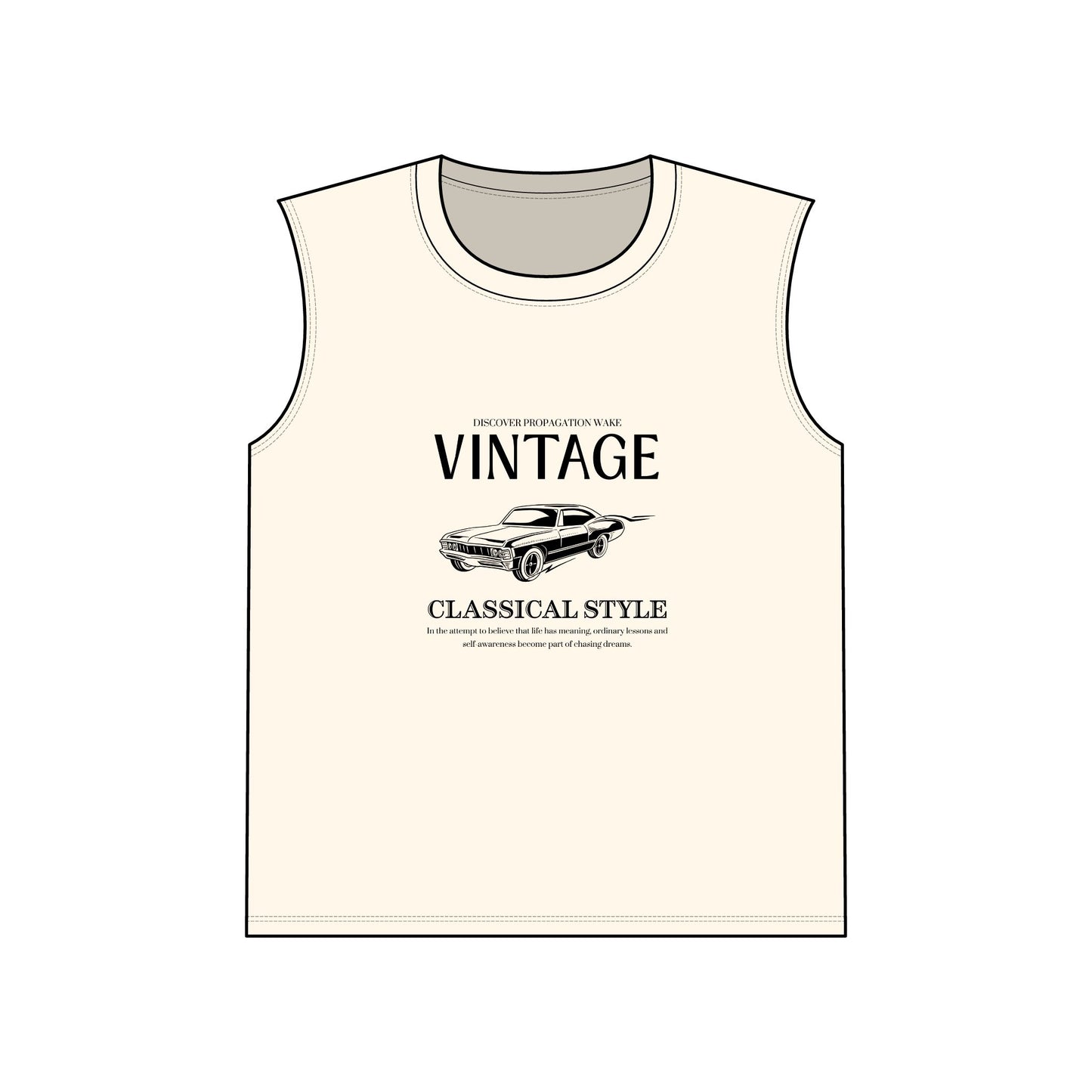 Vintage Classic Style Jersey Muscle Tank, Retro Sleeveless Shirt, Vintage Car Graphic Tee, Casual Summer Top, Gifts for Car Lovers